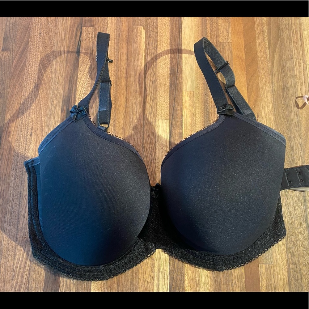 Panache Cari T-shirt bra, black, size 34FF
